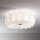 Ideal Lux - Stropna svetiljka OVALINO 8xE27/60W/230V preč. 53,5 cm bela
