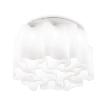 Ideal Lux - Stropno svetlo COMPO 10xE27/52W/230V prečnik 73,5 cm belo