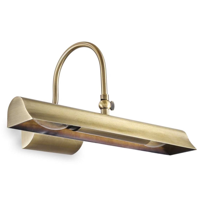 Ideal Lux - Svetlo za slike RETRO 2xE14/28W/230V mesing