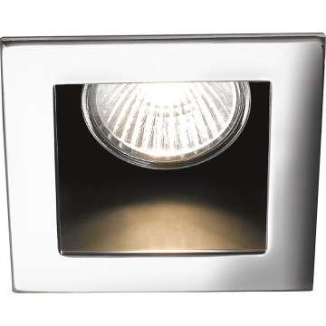 Ideal Lux - Ugradna svetiljka FUNKY 1xGU10/50W/230V 9x9 cm sjajni hrom