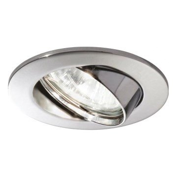 Ideal Lux - Ugradna svetiljka SWING 1xGU10/28W/230V prečnika 8,2 cm sjajni hrom