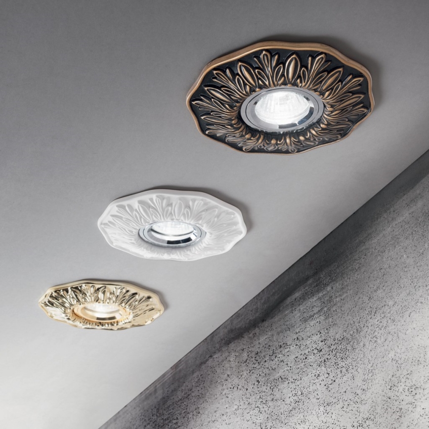 Ideal Lux - Ugradno svetlo 1xGU10/50W/230V zlatno