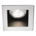 Ideal Lux - Ugradno svetlo FUNKY 1xGU10/50W/230V 9x9 cm mat hrom