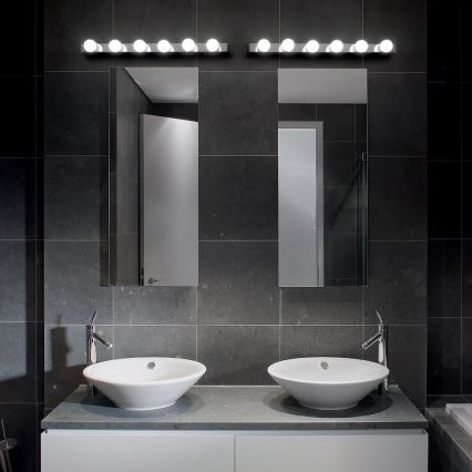 Ideal Lux - Zidna svetiljka PRIVE 8xE14/40W/230V sjajni hrom