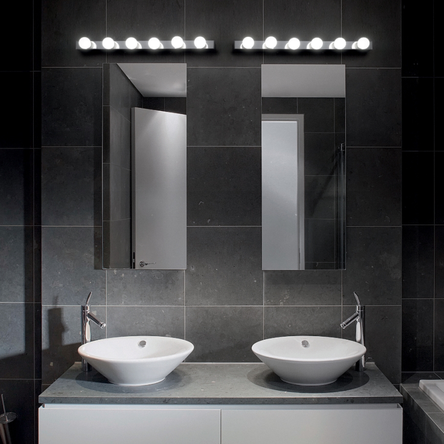 Ideal Lux - Zidna svetiljka PRIVE 8xE14/40W/230V sjajni hrom