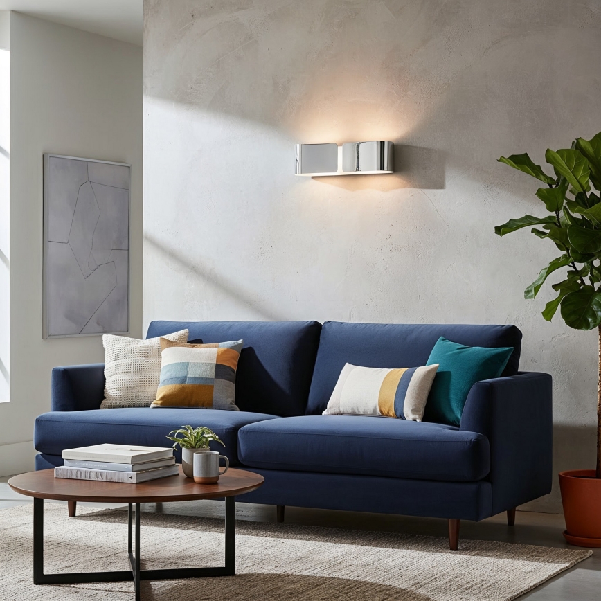 Ideal Lux - Zidno svetilo CLIP 2xE27/60W/230V, sjajni hrom