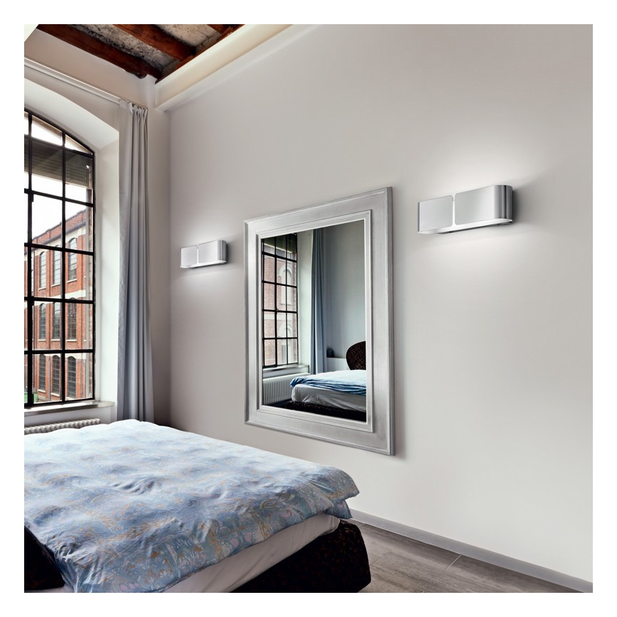 Ideal Lux - Zidno svetilo CLIP 2xE27/60W/230V, sjajni hrom
