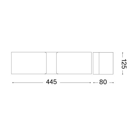Ideal Lux - Zidno svetilo CLIP 2xE27/60W/230V, sjajni hrom