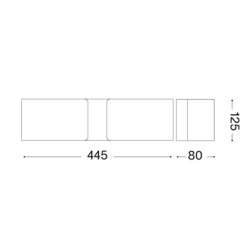 Ideal Lux - Zidno svetilo CLIP 2xE27/60W/230V, sjajni hrom
