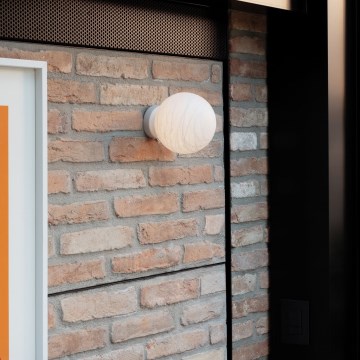 Ideal Lux - Zidno svetlo CARTA 1xE27/25W/230V prečnik 20 cm belo