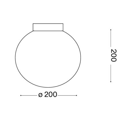 Ideal Lux - Zidno svetlo MAPA 1xE27/60W/230V
