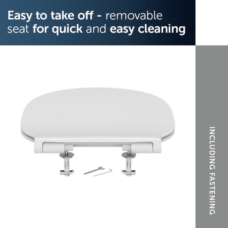 Ideal Standard E036601 - WC daska CONNECT AIR, prigušiva, bela