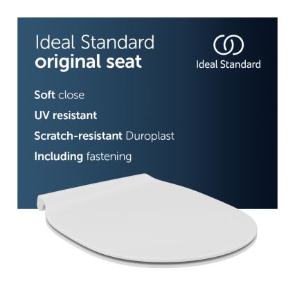 Ideal Standard E036601 - WC daska CONNECT AIR, prigušiva, bela