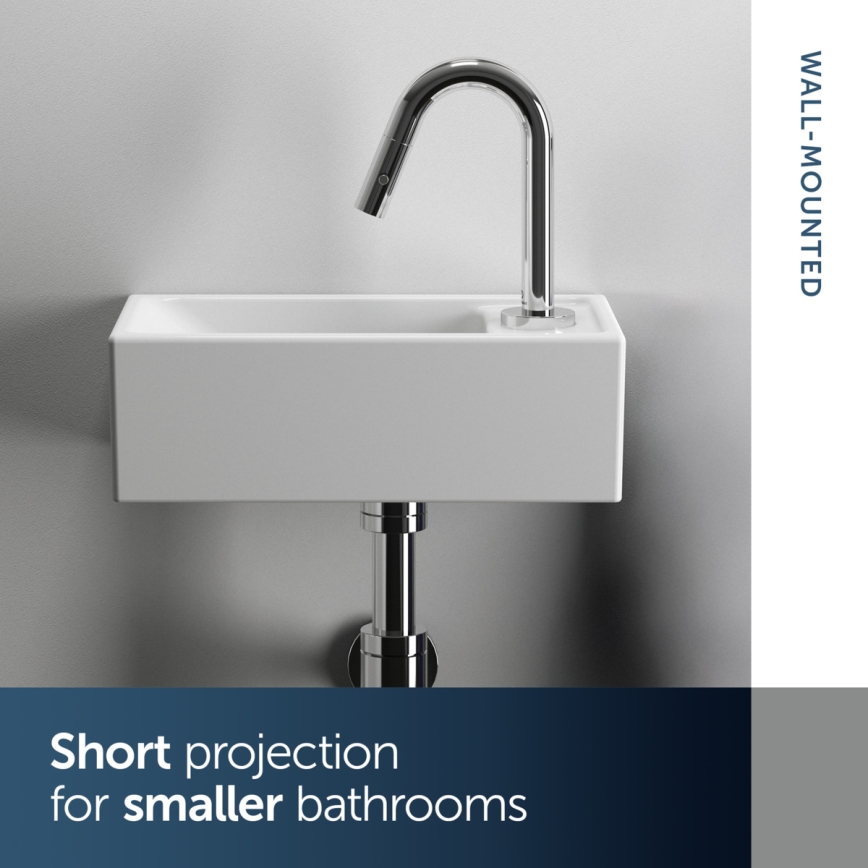 Ideal Standard E211201 - Zidni umivaonik I.LIFE S 37x21 cm keramika/bela