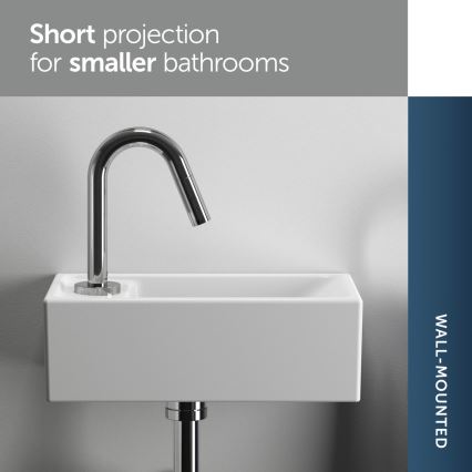 Ideal Standard E211301 - Zidni umivaonik I.LIFE S 37x21 cm keramika/bela