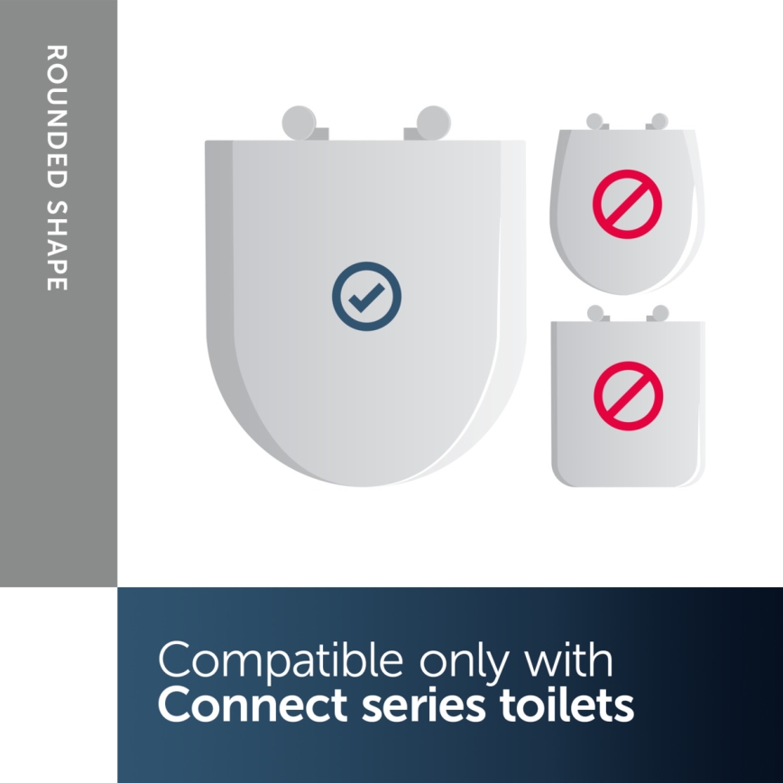 Ideal Standard E712701 - Toaletna daska SoftClose CONNECT (prigušiva), bela