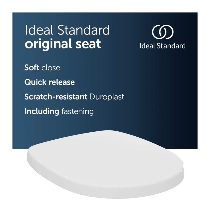 Ideal Standard E712701 - Toaletna daska SoftClose CONNECT (prigušiva), bela