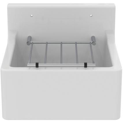 Ideal Standard S593901 - Zidni umivaonik sa rešetkom DOURO 45,5x38 cm keramika/bela