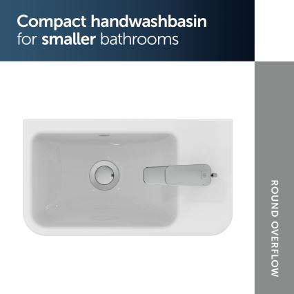 Ideal Standard T458601 -  Zidni umivaonik I.LIFE S 45x25 cm keramika/bela