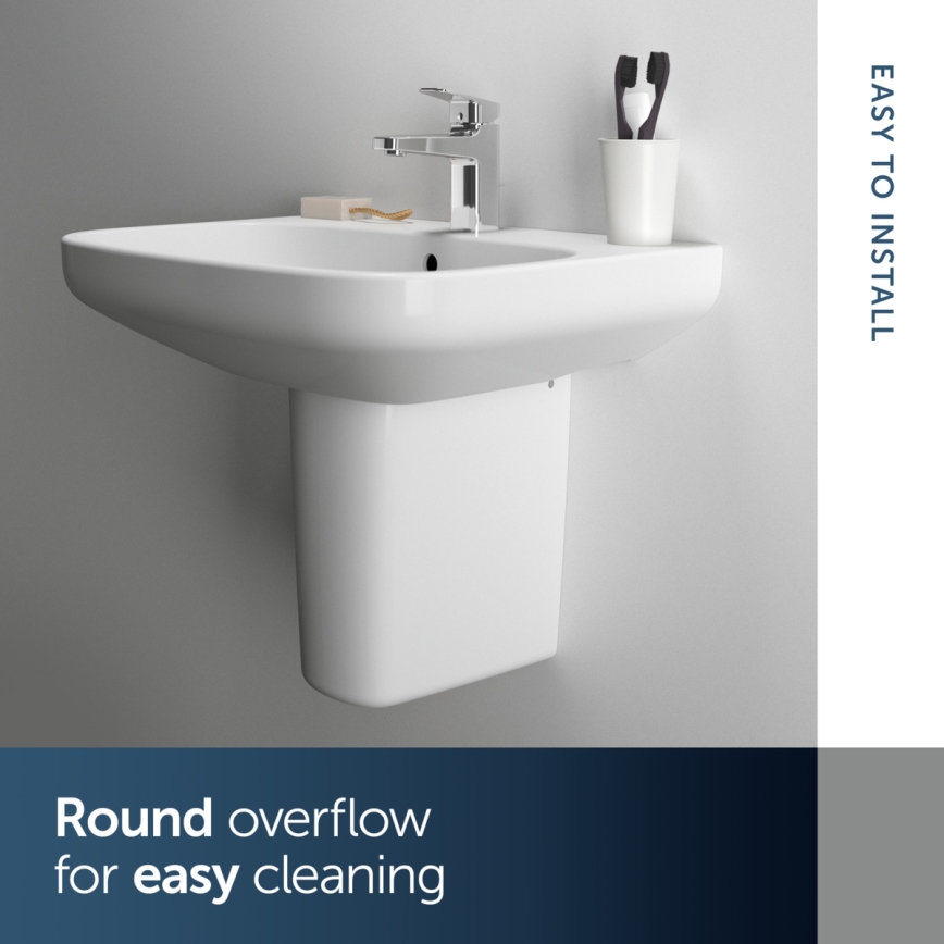 Ideal Standard T470501 - Zidni umivaonik I.LIFE A 60x48 cm keramika/bela