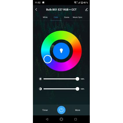 LED RGBW prigušiva kupatilsko plafonsko svetlo LED/24W/230V 3000-6500K pr. 33 cm IP54 bela Wi-Fi