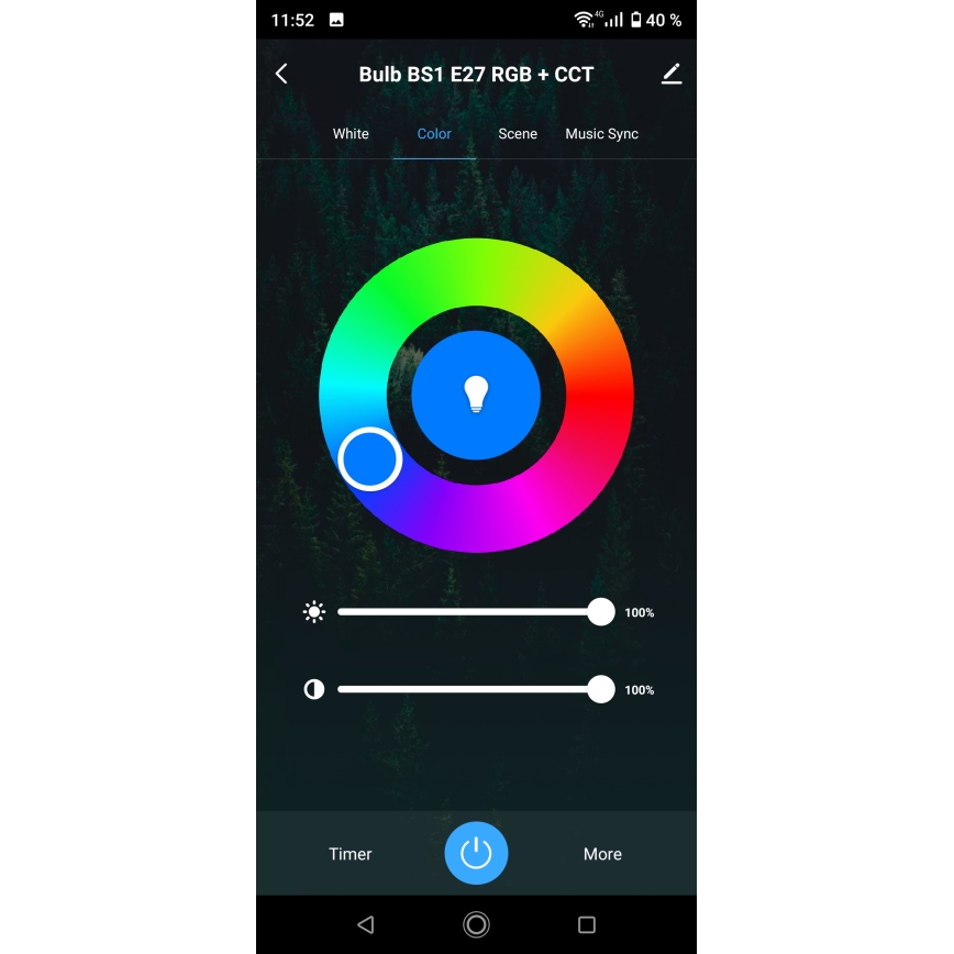 LED RGBW prigušiva plafonska svetiljka za kupatilo LED/24W/230V 3000-6500K 33x33 cm IP54 bela Wi-Fi