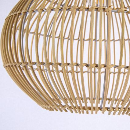Luster na sajli PELO 1xE27/40W/230V Ø 40 cm ratan