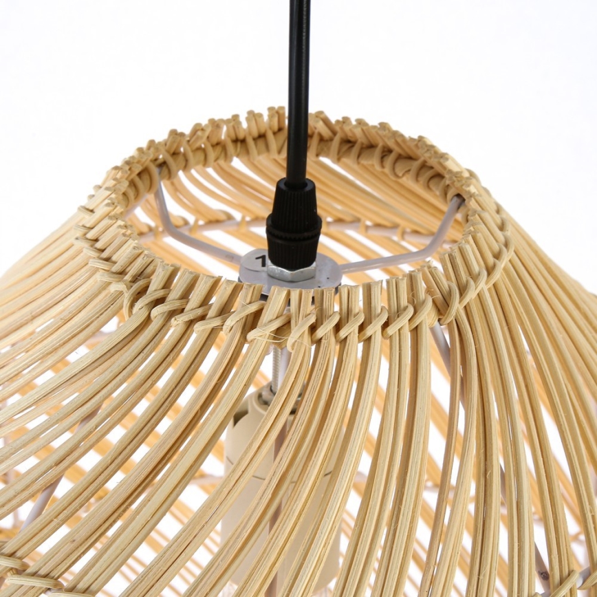 Luster na sajli PELO 1xE27/40W/230V prečnik 35 cm ratan