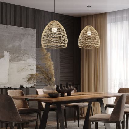 Luster na sajli BOHO DELICADO 1xE27/40W/230V prečnik 38 cm