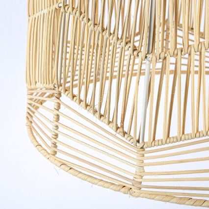 Luster na sajli PELO 1xE27/40W/230V, prečnik 50 cm, ratan
