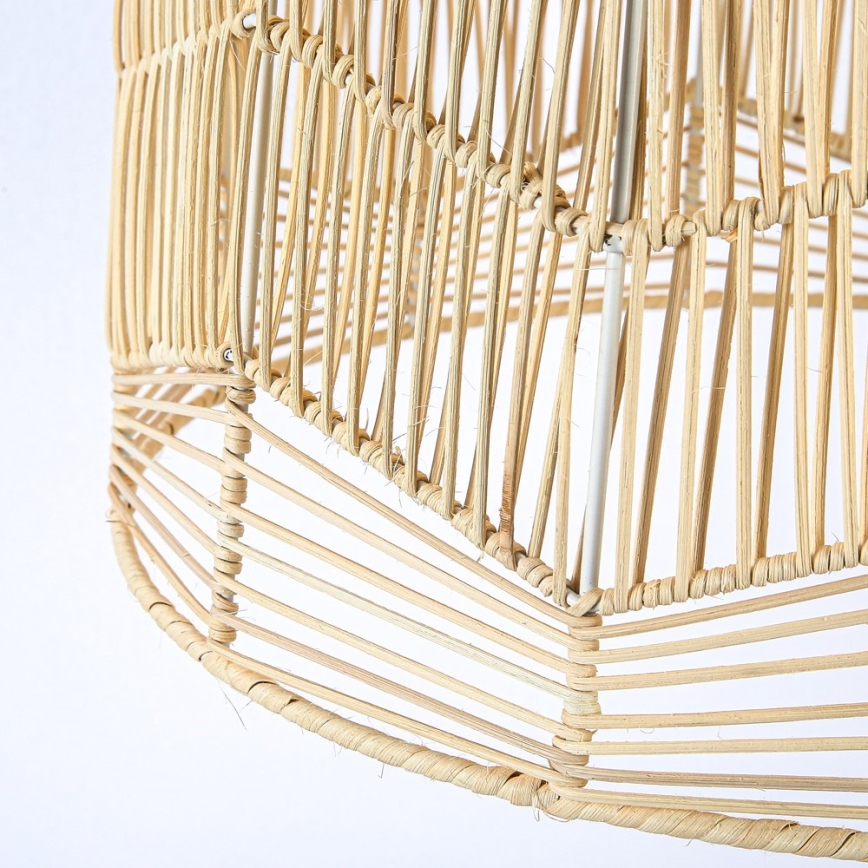 Luster na sajli PELO 1xE27/40W/230V, prečnik 50 cm, ratan