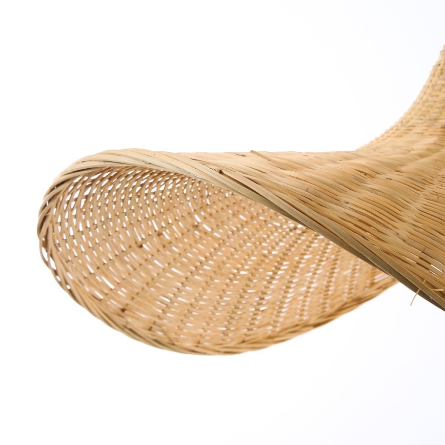 Immax 08289L - Luster na sajli SOMBRERO 1xE27/40W/230V prečnik 70 cm ratan