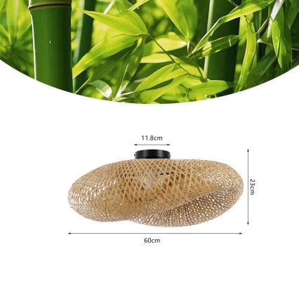 Plafonsko svetlo BOHO HILO 1xE27/40W/230V prečnika 60 cm