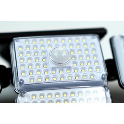 LED solarno zidno svetlo sa senzorom LED/5W/5,5V IP65 2400 mAh