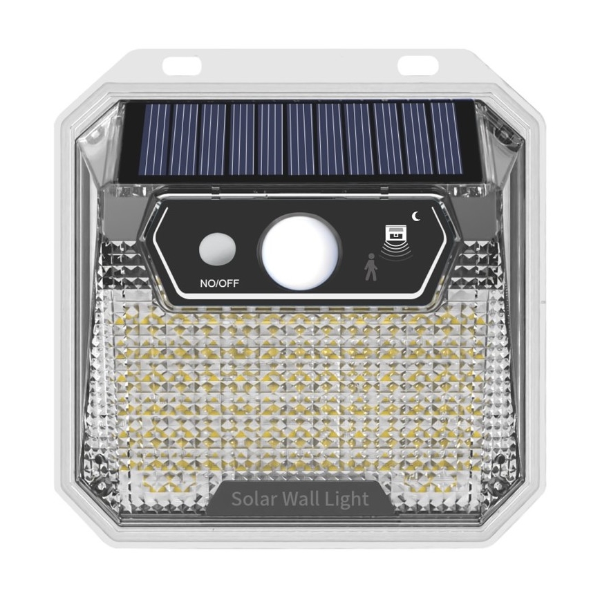 LED solarno zidno svetlo sa senzorom LED/3W/5,5V IP65 1200 mAh