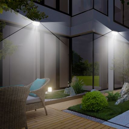 LED Solarno zidno svetlo sa senzorom LED/4W/5,5V IP65 1200 mAh