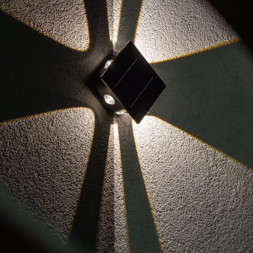 LED solarno zidno svetlo sa senzorom LED/2W/5V IP54 1300 mAh