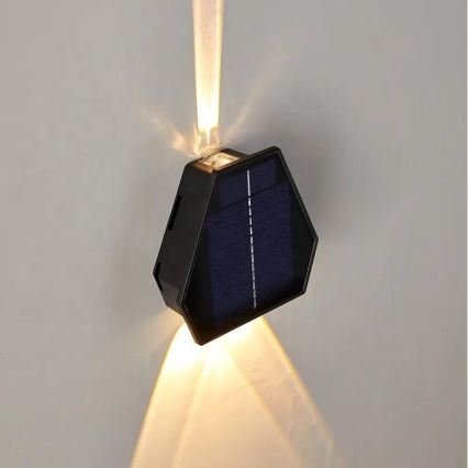 LED solarno zidno svetlo sa senzorom LED/2W/5V IP54 1300 mAh
