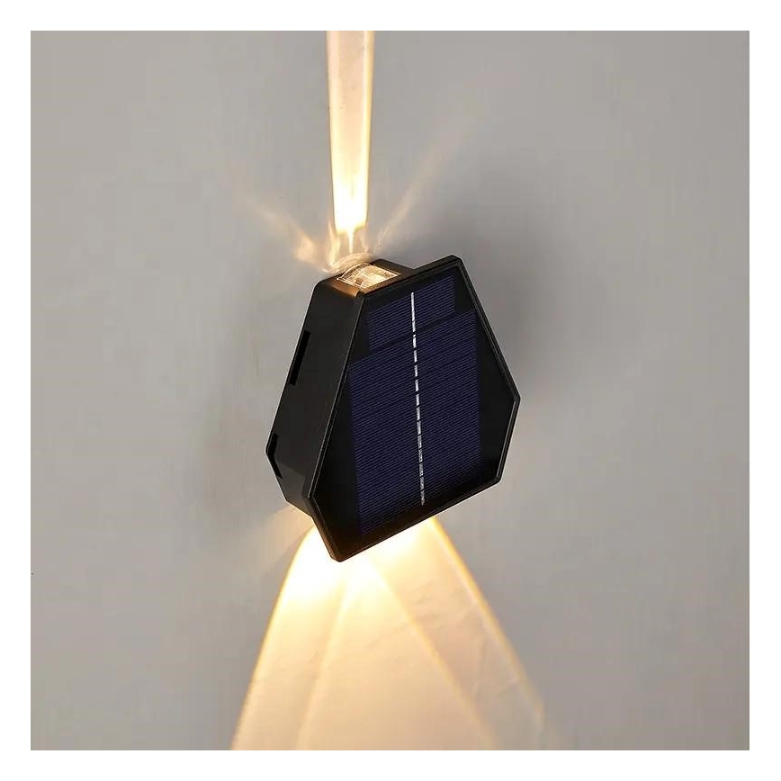 LED solarno zidno svetlo sa senzorom LED/2W/5V IP54 1300 mAh