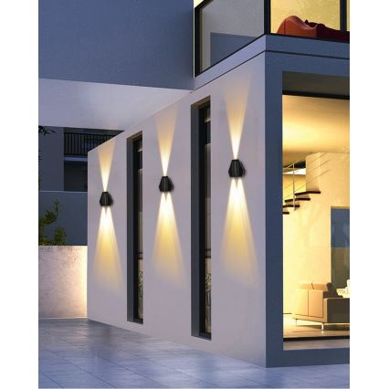 LED solarno zidno svetlo sa senzorom LED/2W/5V IP54 1300 mAh