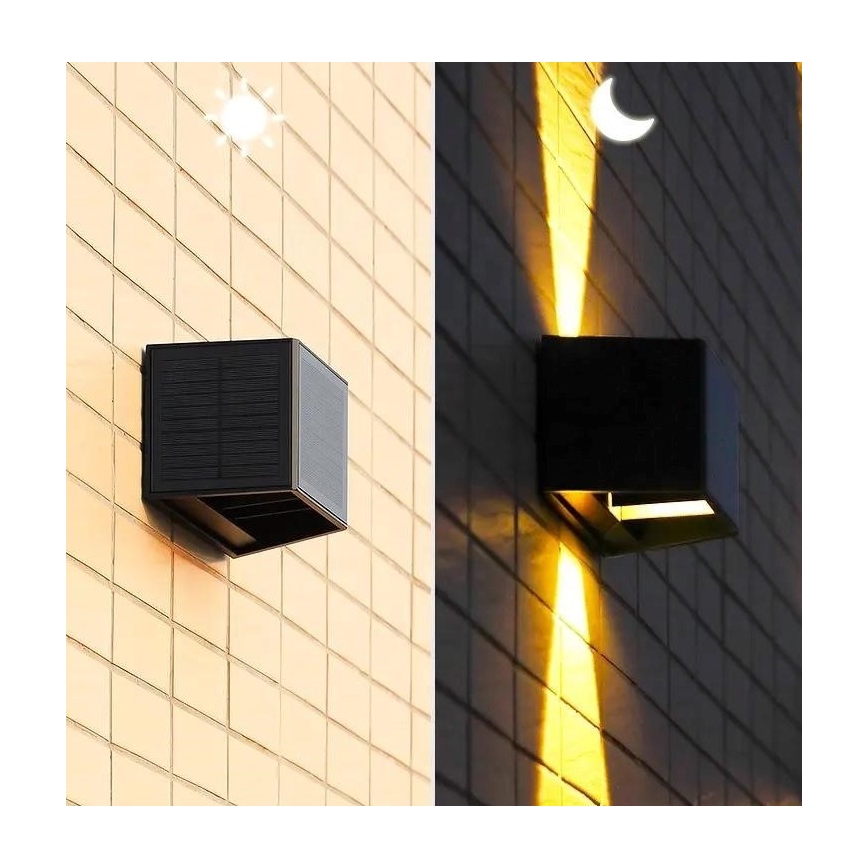 LED solarna zidna svetiljka sa senzorom LED/2W/5V IP54 1300 mAh