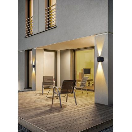 LED solarna zidna svetiljka sa senzorom LED/2W/5V IP54 1300 mAh