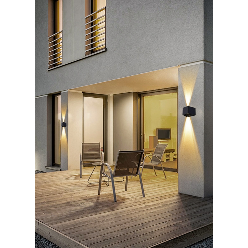 LED solarna zidna svetiljka sa senzorom LED/2W/5V IP54 1300 mAh