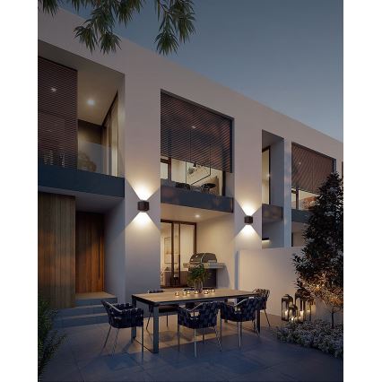 LED solarna zidna svetiljka sa senzorom LED/2W/5V IP54 1300 mAh