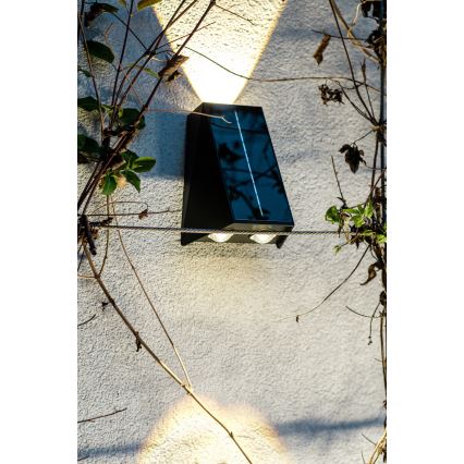 LED solarno zidno svetlo sa senzorom LED/2W/5V IP54 1300 mAh