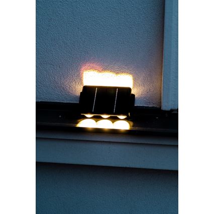 Solarno LED zidno svetlo sa senzorom, 2W/5V, IP54, 1300 mAh