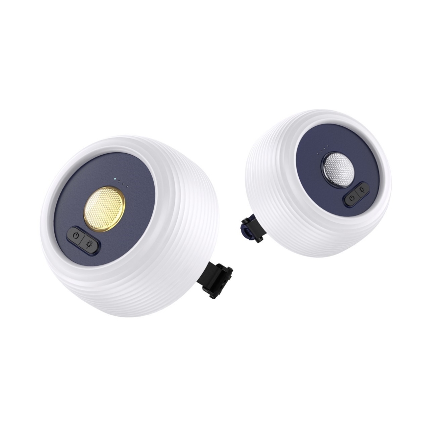 LED RGB Prenosiva solarna punjiva lampa sa LED lancem LED/10W/5V 3600 mAh IP65 3600 mAh