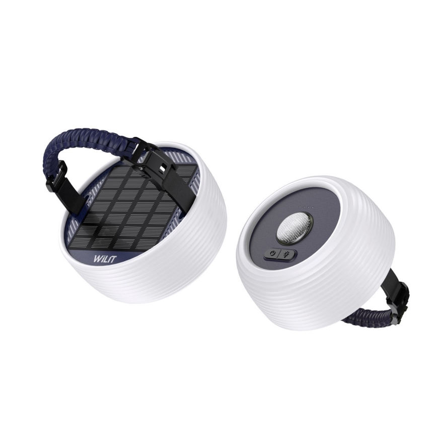 LED RGB Prenosiva solarna punjiva lampa sa LED lancem LED/10W/5V 3600 mAh IP65 3600 mAh