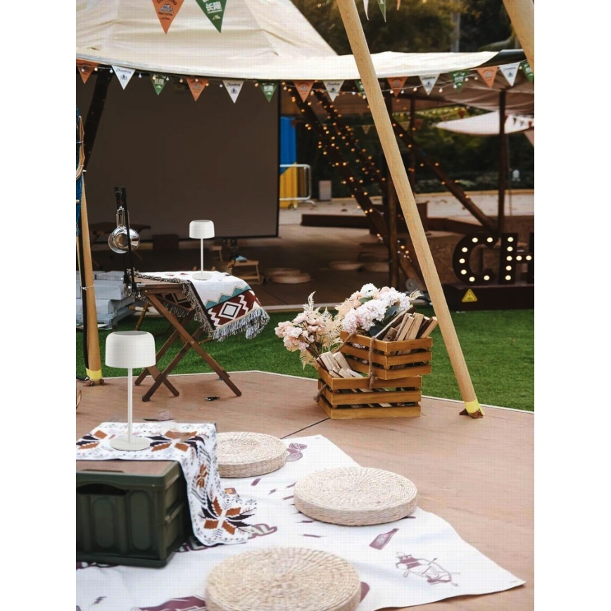 LED prigušiva spoljašnja solarna lampa LED/4W/5V 3600mAh IP44