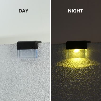 Komplet 2x LED RGB solarnih zidnih svetiljki, LED/1W/1,2V, 3500K, IP65, 600 mAh